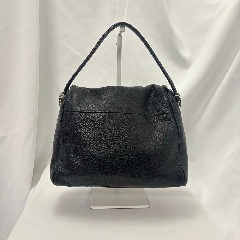 Kate Spade Chester Street Miri Satchel Bag Black Pebbled Leather Shoulder Purse - Picture 2 of 14